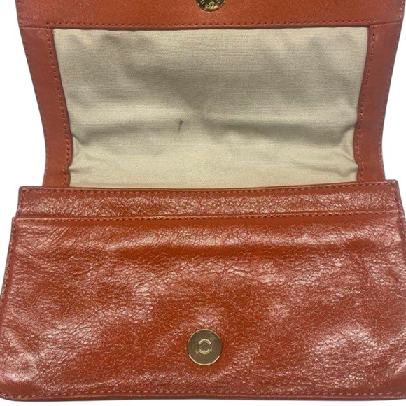 Tory Burch Bond Clutch with Padlock accent - Picture 9 of 10